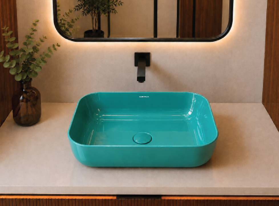 QB 290 Glossy Aqua Green